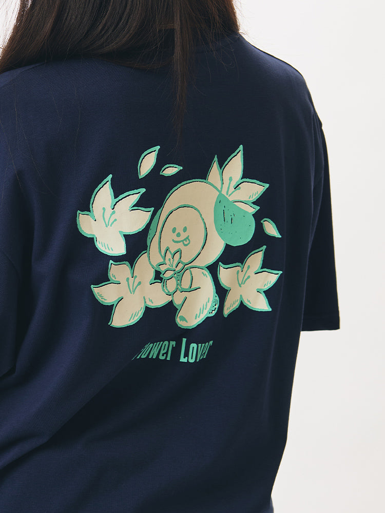 BT21 APPAREL_ BT21 CHIMMY 베이직 반소매 티셔츠