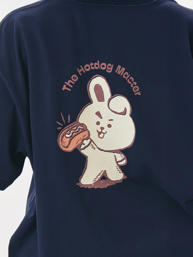 BT21 APPAREL_ BT21 COOKY 베이직 반소매 티셔츠