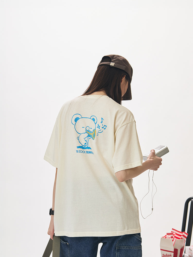 BT21 APPAREL_ BT21 KOYA 베이직 반소매 티셔츠