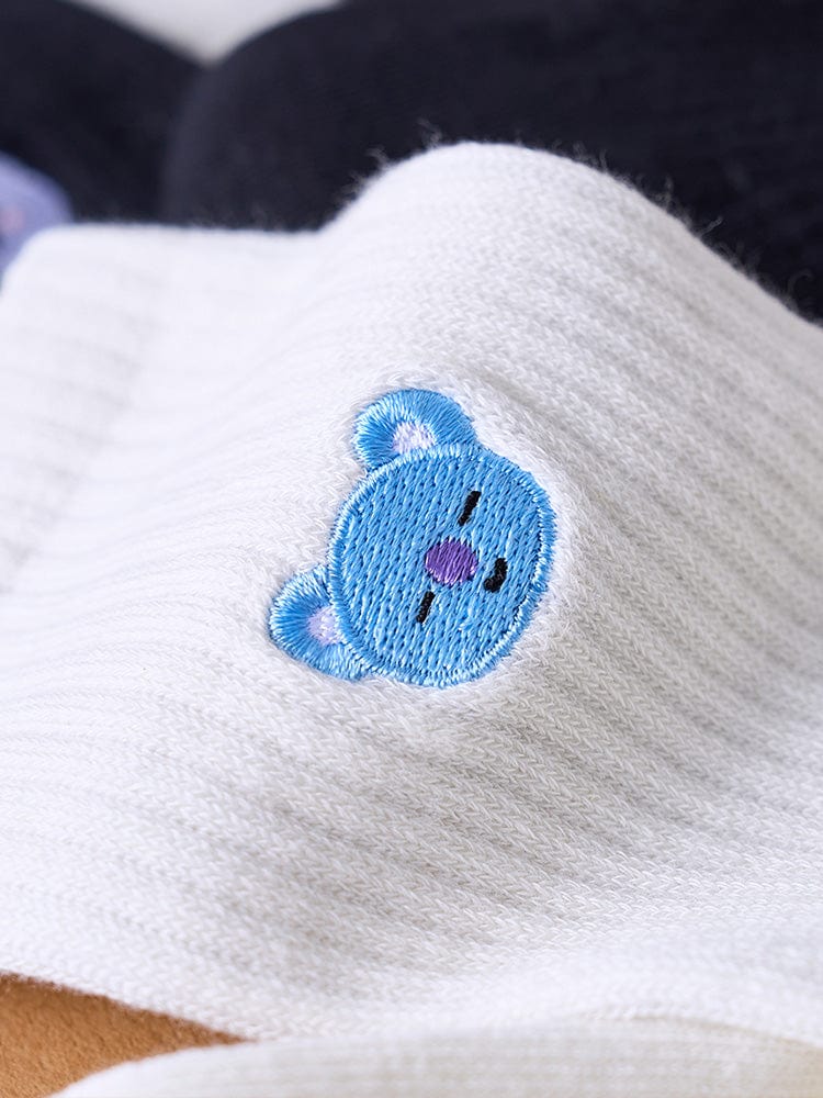 BT21 APPAREL 단품 BT21 KOYA  베이직 데일리 자수 양말