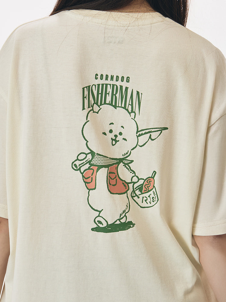 BT21 APPAREL_ BT21 RJ 베이직 반소매 티셔츠