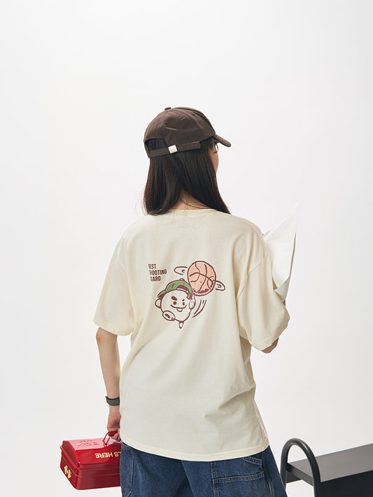 BT21 APPAREL_ BT21 SHOOKY 베이직 반소매 티셔츠