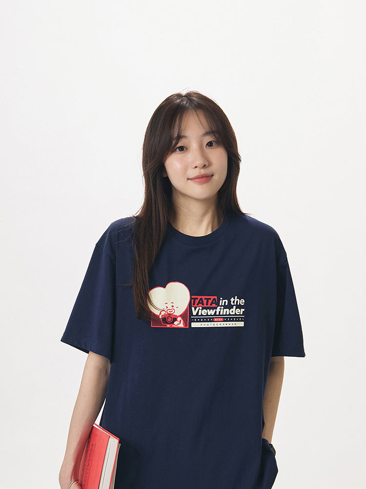 BT21 APPAREL_ BT21 TATA 빈티지 반소매 티셔츠