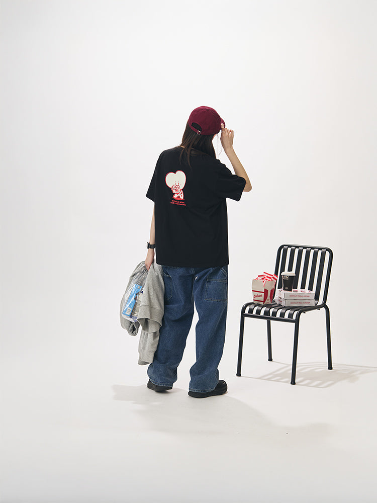 BT21 APPAREL_ BT21 TATA 베이직 반소매 티셔츠