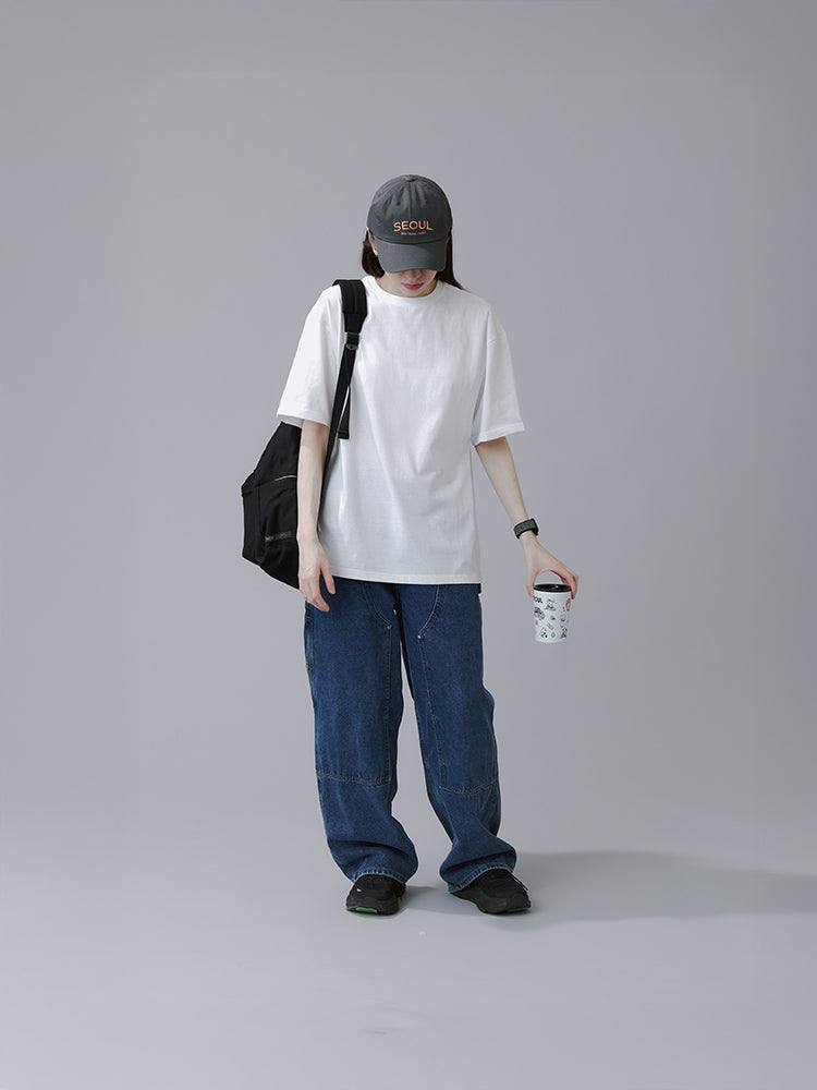 BT21 APPAREL_ BT21 서울 에디션 반소매 티셔츠 VER.1 (화이트)