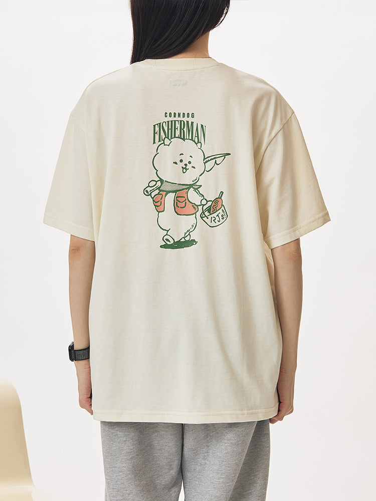 BT21 APPAREL_ M BT21 RJ 베이직 반소매 티셔츠