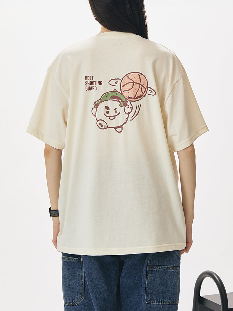 BT21 APPAREL_ M BT21 SHOOKY 베이직 반소매 티셔츠