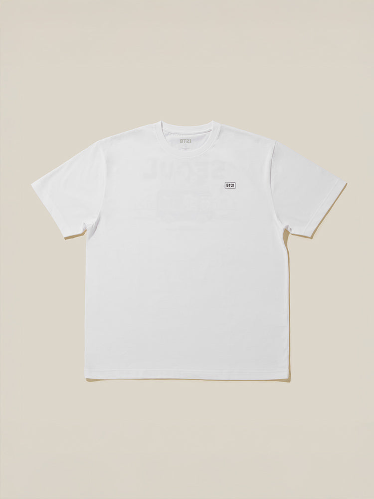 BT21 APPAREL_ WHITE (M) BT21 서울 에디션 반소매 티셔츠 화이트