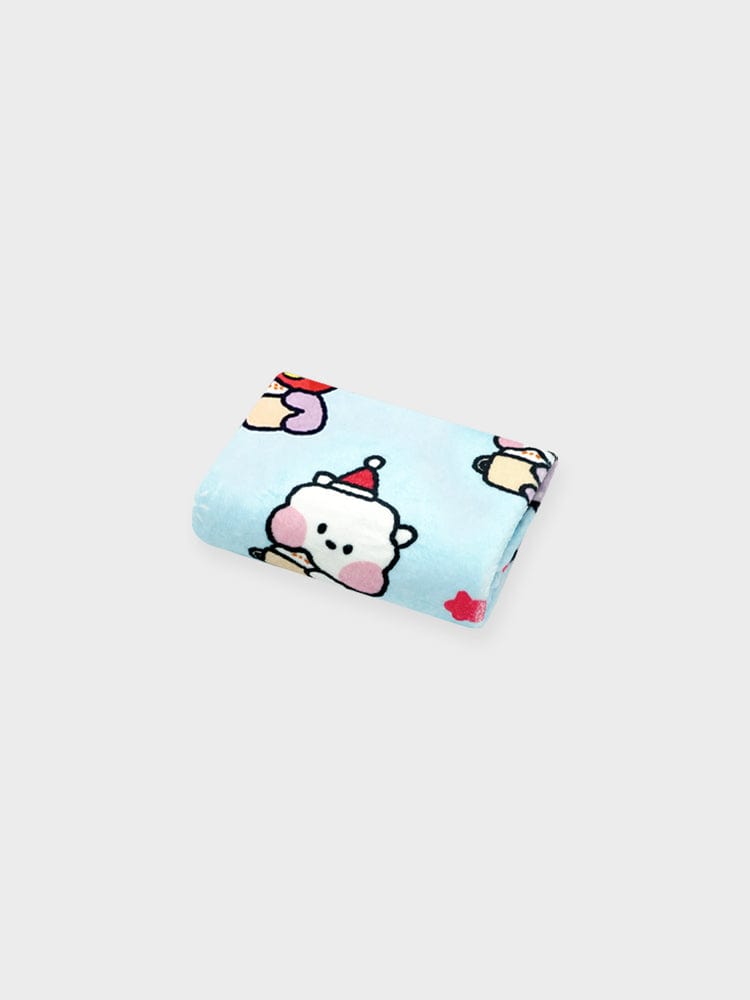 BT21 APPAREL BLUE BT21 minini BLANKET (BLUE)