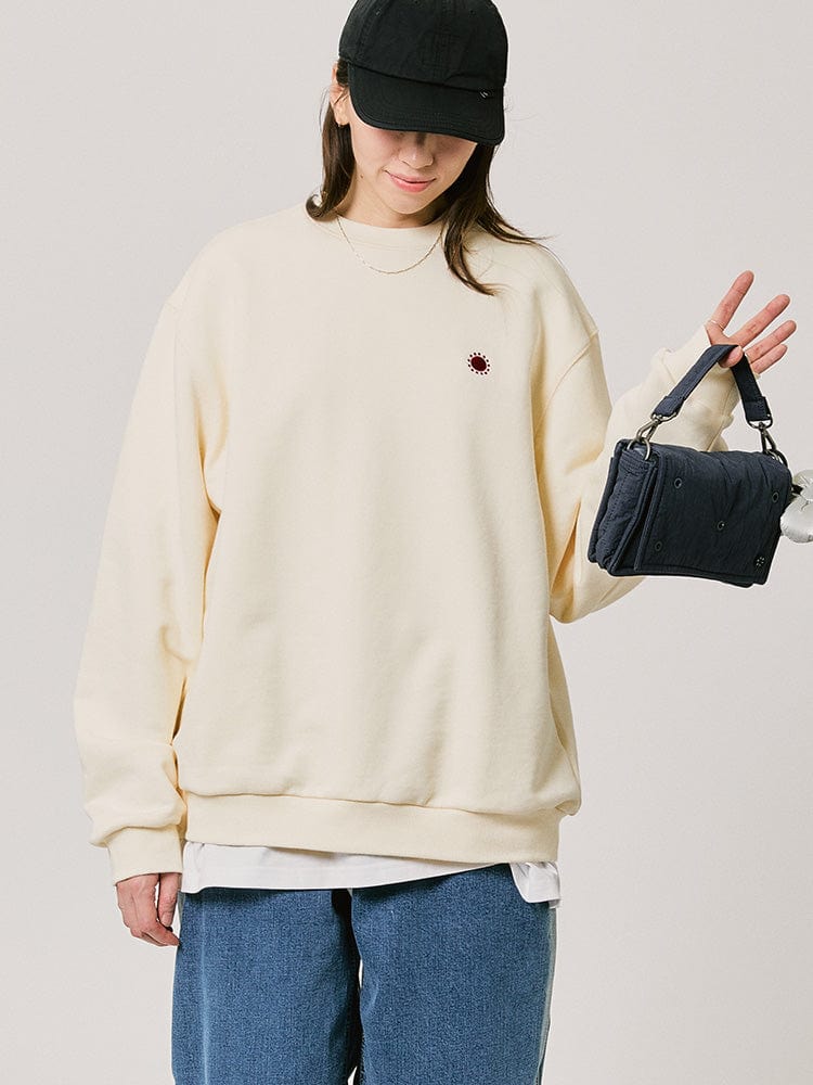 BT21 APPAREL BT21 CHIMMY BASIC 스웻셔츠 2024 F/W (아이보리)