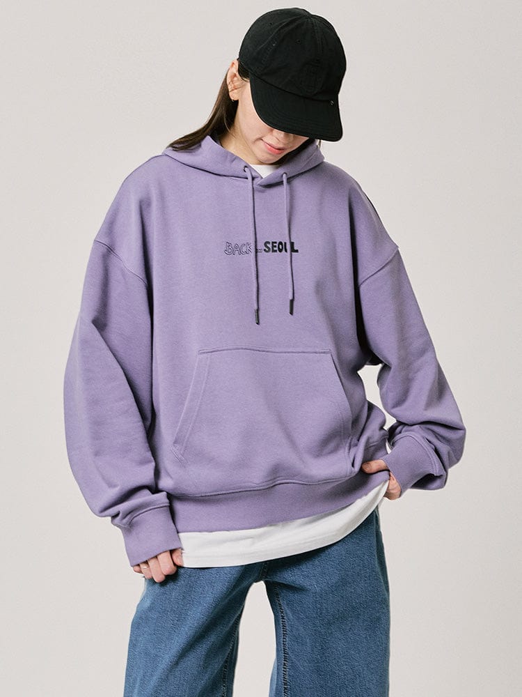 BT21 APPAREL BT21 CITY EDITION 후디 2024 F/W (서울 퍼플)