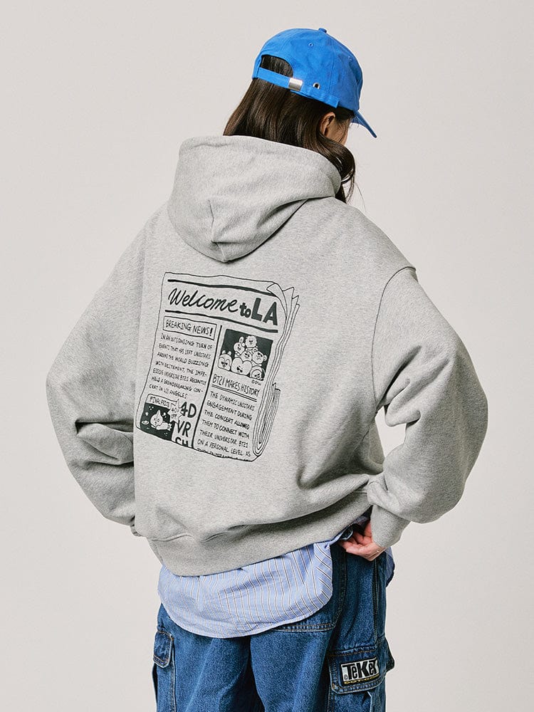 BT21 APPAREL [패밀리세일] BT21 CITY EDITION 후디 2024 F/W (LA 그레이)