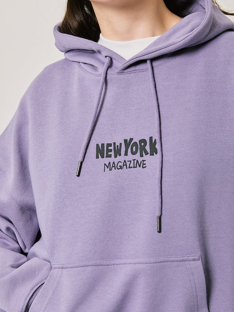 BT21 APPAREL BT21 CITY EDITION 후디 2024 F/W (NY 퍼플)