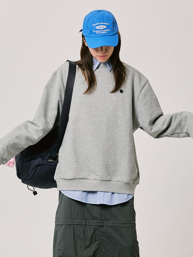 BT21 APPAREL BT21 MANG BASIC 스웻셔츠 2024 F/W (그레이)