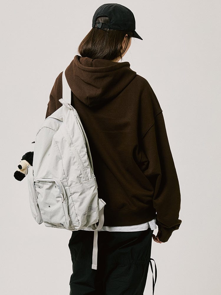 BTS Goods] BT21 SHOOKY BASIC Hoodie Zip-up 2024 F/W (Brown) – LINE