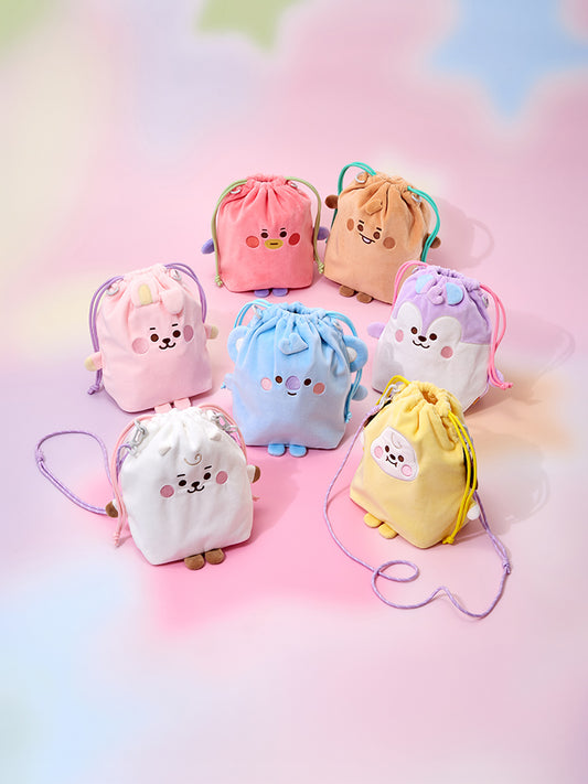BT21 TATA BABY JELLY SHOP 미니 스트링 크로스백