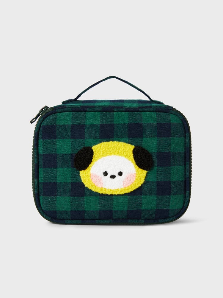 BT21 BAG 단품 BT21 CHIMMY 미니니 베이직 체크 파우치