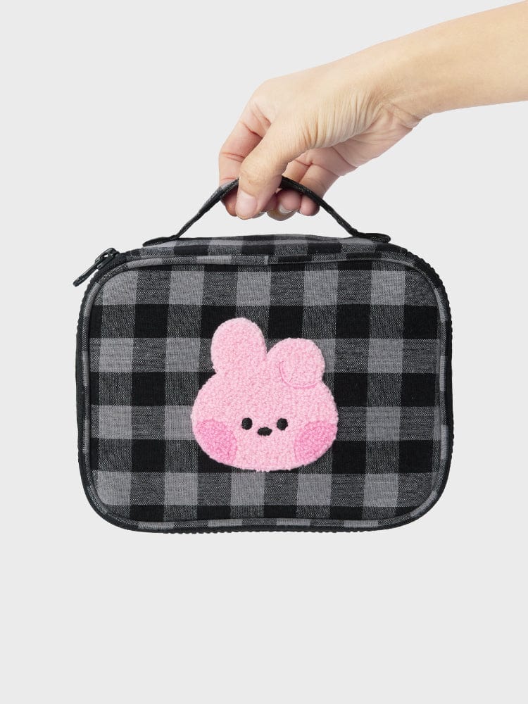 BT21 BAG 단품 BT21 COOKY 미니니 베이직 체크 파우치