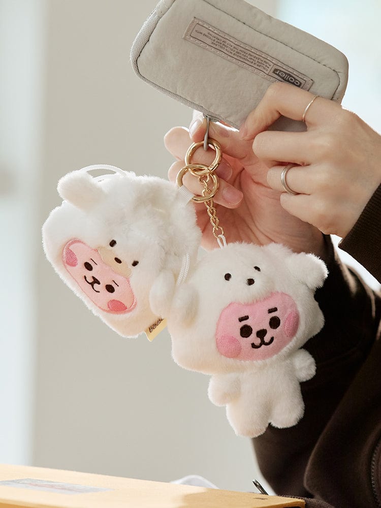 BT21 BAG 단품 BT21 COOKY BABY 플러피 스트링 미니 백참 파우치