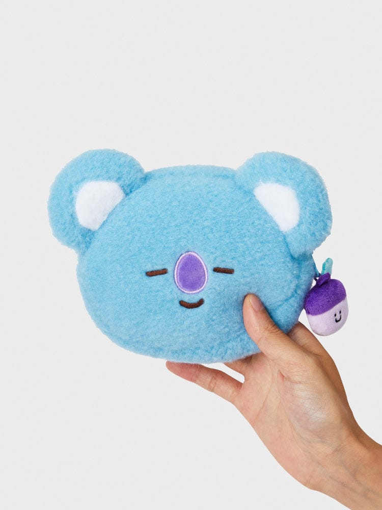 BT21 BAG 단품 [패밀리세일] BT21 KOYA 홉인럽 플러시 파우치
