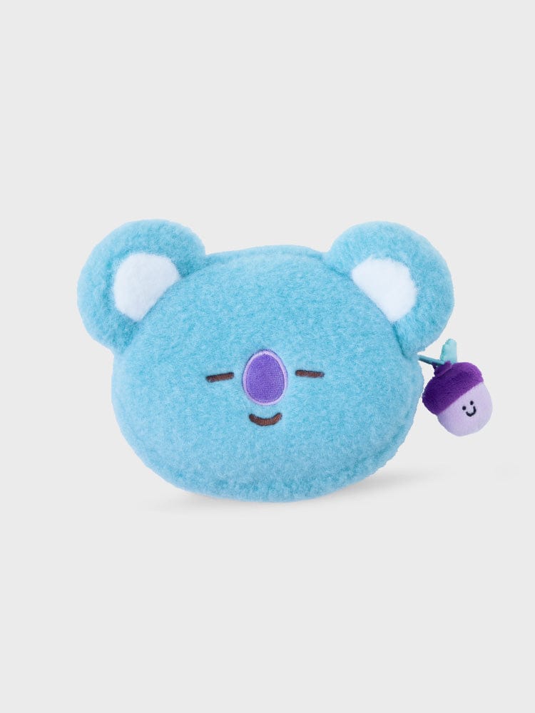 BT21 BAG 단품 [패밀리세일] BT21 KOYA 홉인럽 플러시 파우치