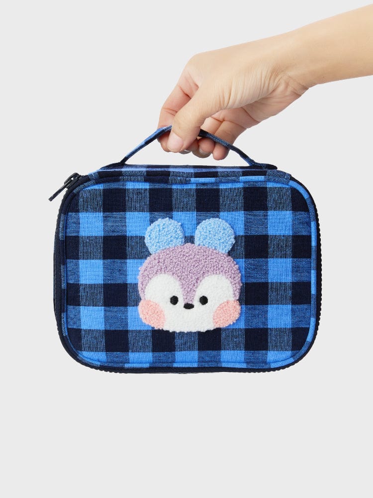 BT21 BAG 단품 BT21 MANG 미니니 베이직 체크 파우치