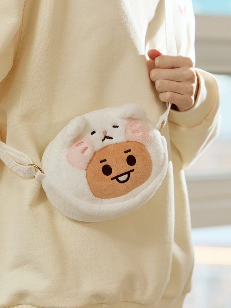 BT21 BAG 단품 BT21 SHOOKY BABY 플러피 얼굴 인형 크로스백