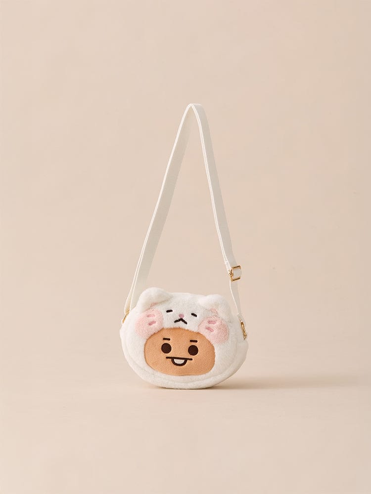 BT21 BAG 단품 BT21 SHOOKY BABY 플러피 얼굴 인형 크로스백