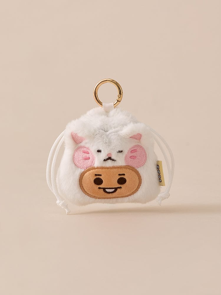 BT21 BAG 단품 BT21 SHOOKY BABY 플러피 스트링 미니 백참 파우치