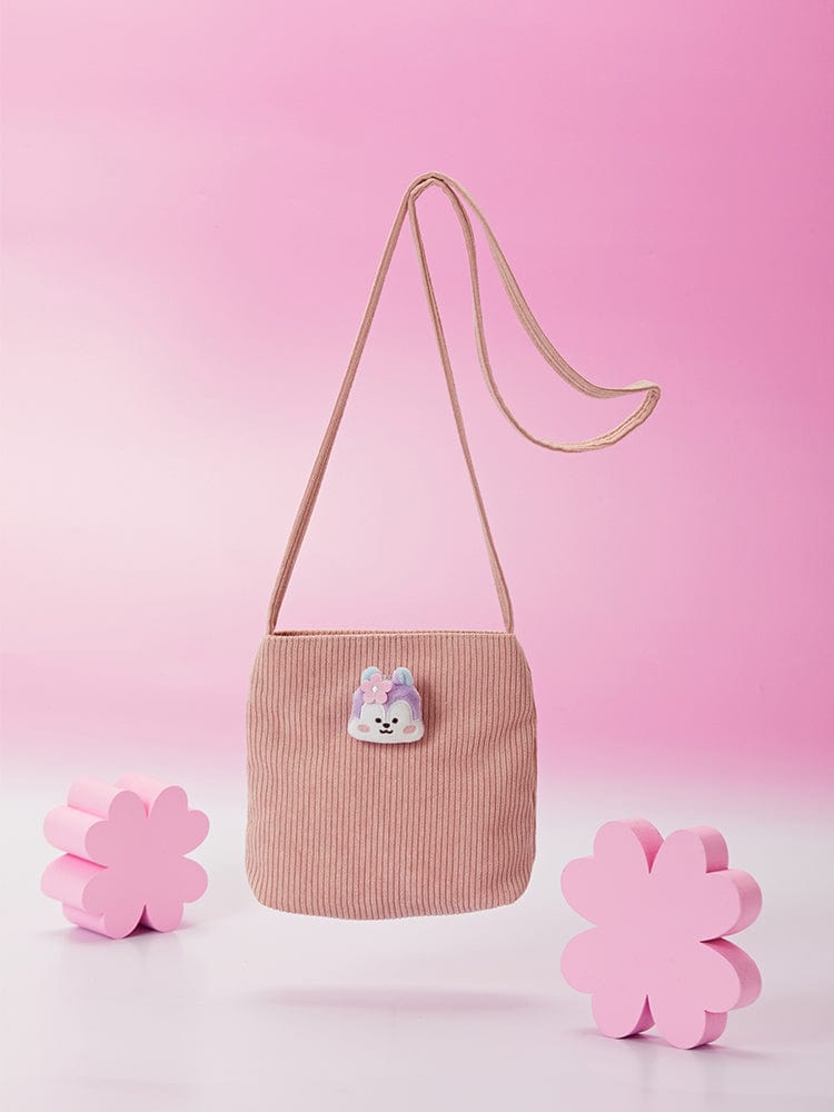 BT21 BAG 단품 [패밀리세일] BT21 SPRING DAYS MANG 코듀로이 미니 크로스백