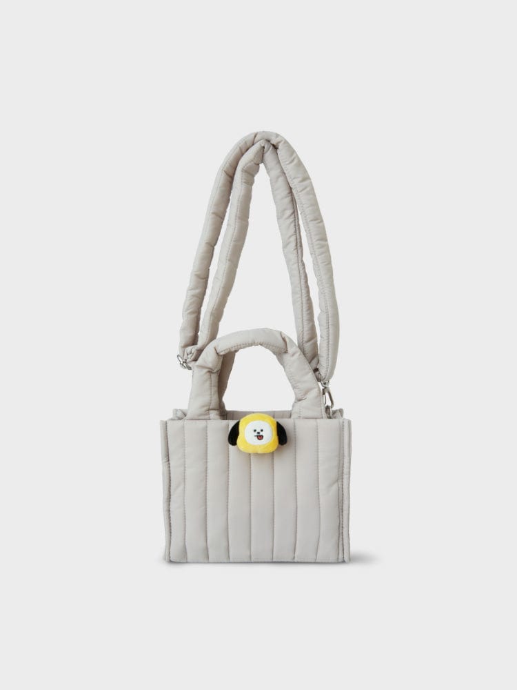 BT21 BAG CHIMMY [패밀리세일] BT21 CHIMMY 얼굴 인형 뱃지 퀼팅백