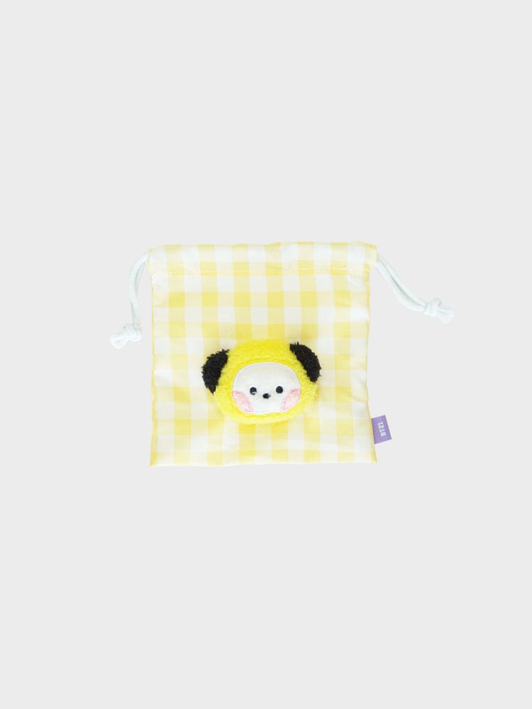 BT21 CHIMMY minini FACE STRING POUCH LINE FRIENDS SQUARE