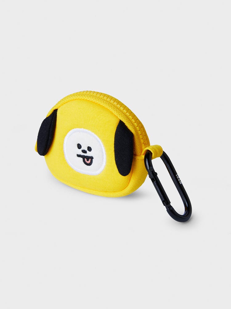 BT21 BAG CHIMMY 라인프렌즈 BT21 뉴베이직 CHIMMY 미니 백참 파우치