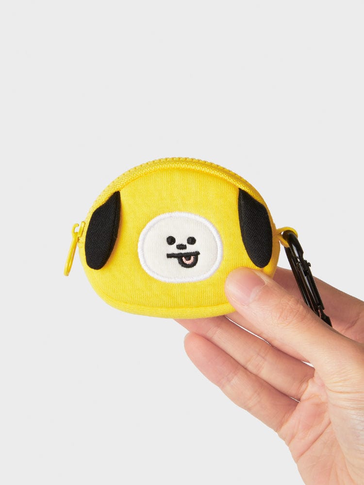 BT21 BAG CHIMMY 라인프렌즈 BT21 뉴베이직 CHIMMY 미니 백참 파우치