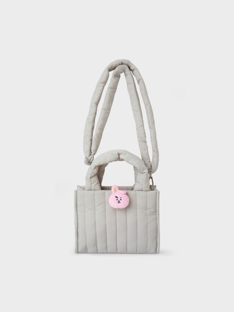 BT21 BAG COOKY [패밀리세일] BT21 COOKY 얼굴 인형 뱃지 퀼팅백