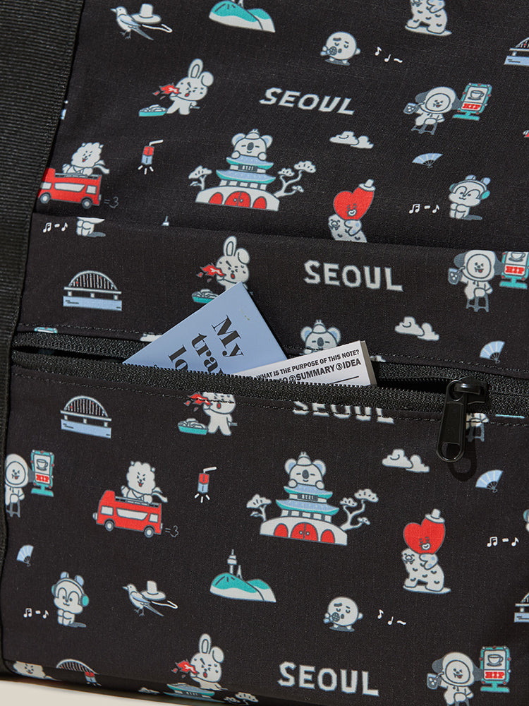 BT21 BEAUTY/ACC_ 폴딩백 BT21 서울 에디션 트래블 폴딩백