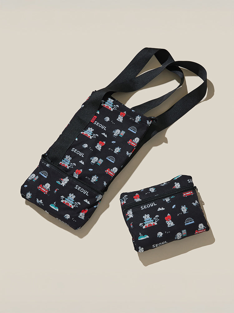 BT21 BEAUTY/ACC_ 폴딩백 BT21 서울 에디션 트래블 폴딩백