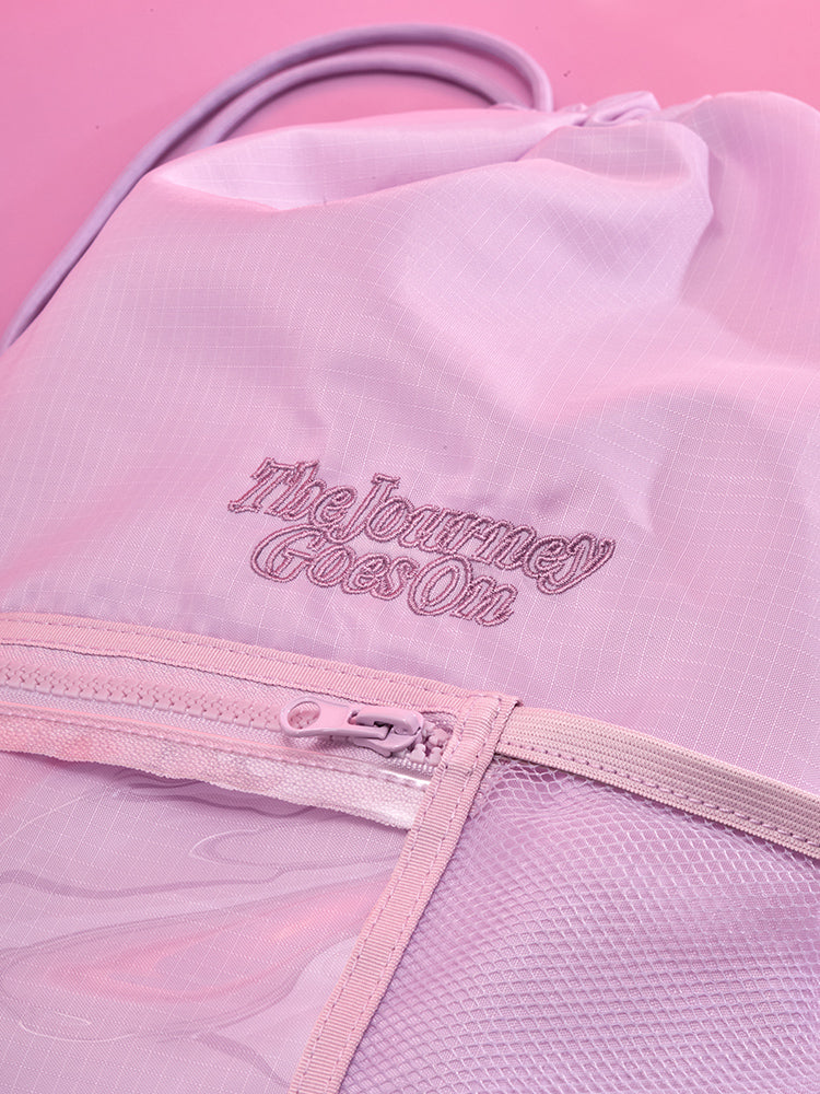 BT21 BEAUTY/ACC_ 단품 BT21 더 저니 투명 포켓 스트링 백팩