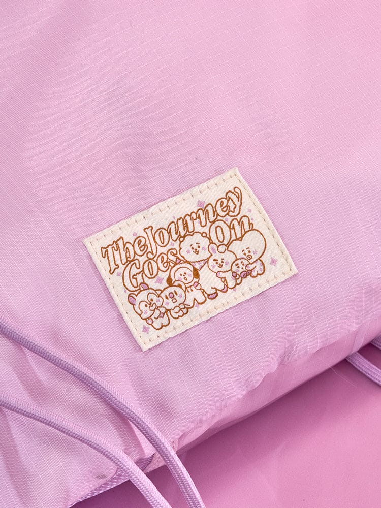 BT21 CLEAR POCKET STRING BACKPACK THE JOURNEY – LINE FRIENDS SQUARE