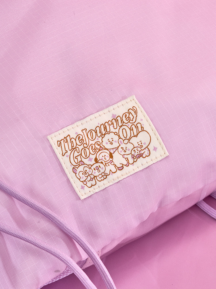 BT21 BEAUTY/ACC_ 단품 BT21 더 저니 투명 포켓 스트링 백팩