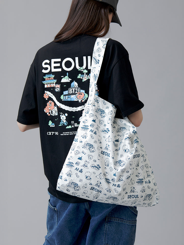 BT21 BEAUTY/ACC_ 단품 BT21 서울 에디션 에코백