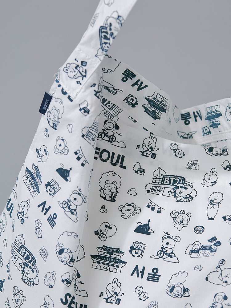 BT21 BEAUTY/ACC_ 단품 BT21 서울 에디션 에코백