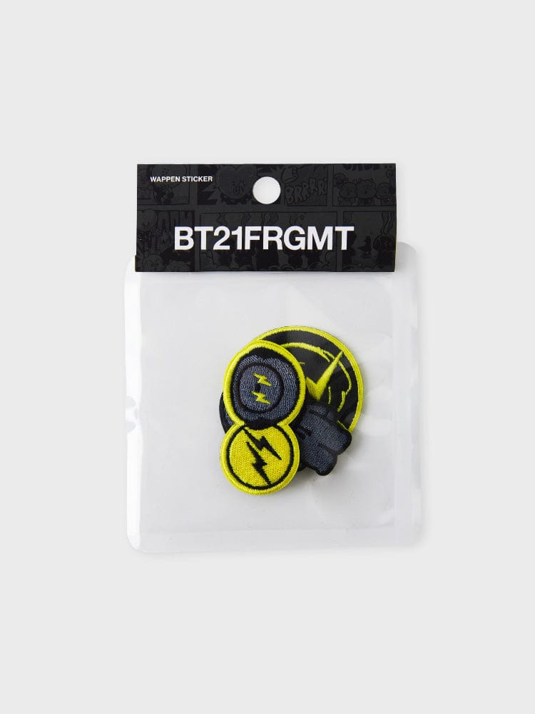 BT21 BEAUTY/ACC 단품 BT21 X FRAGMENT CHIMMY 와펜 세트