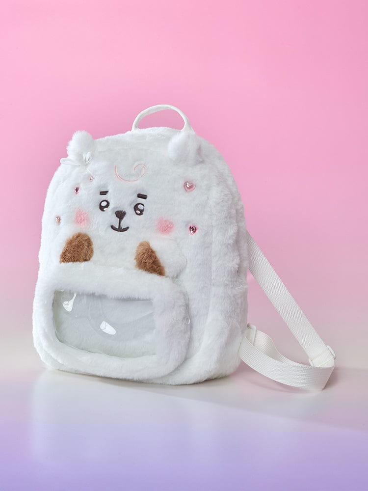 BT21 BEAUTY/ACC_ RJ BT21 BABY 리본드 유 투명 포켓 인형 가방