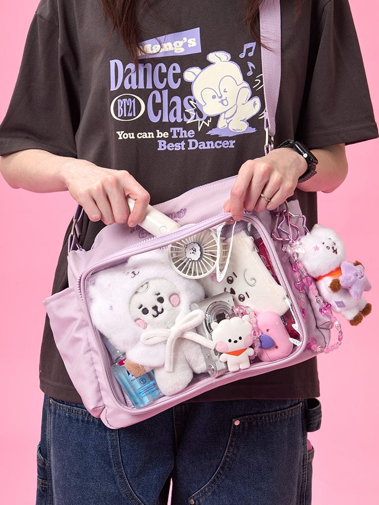 BT21 CLEAR POCKET MULTI CROSSBODY BAG THE JOURNEY – LINE FRIENDS