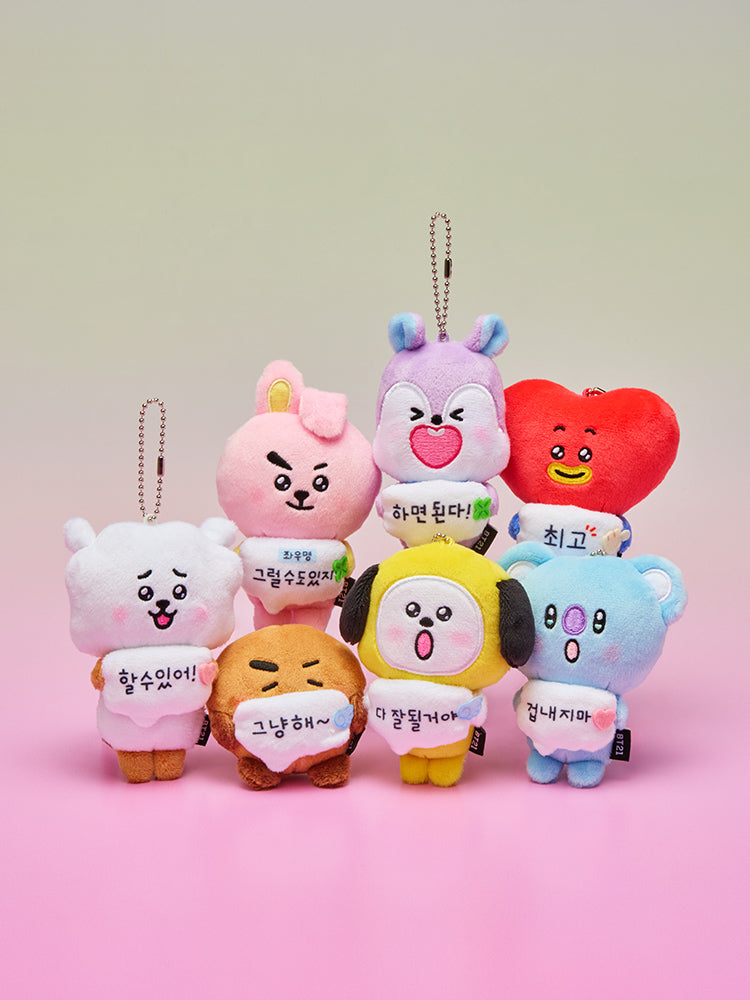 BT21 오늘의 기분 응원 인형 키링