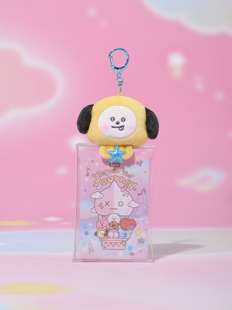 BT21 비욘드 더 저니 투명 인형 파우치 키링