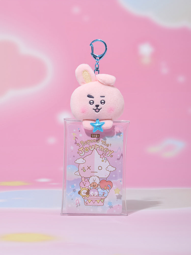 BT21 비욘드 더 저니 투명 인형 파우치 키링