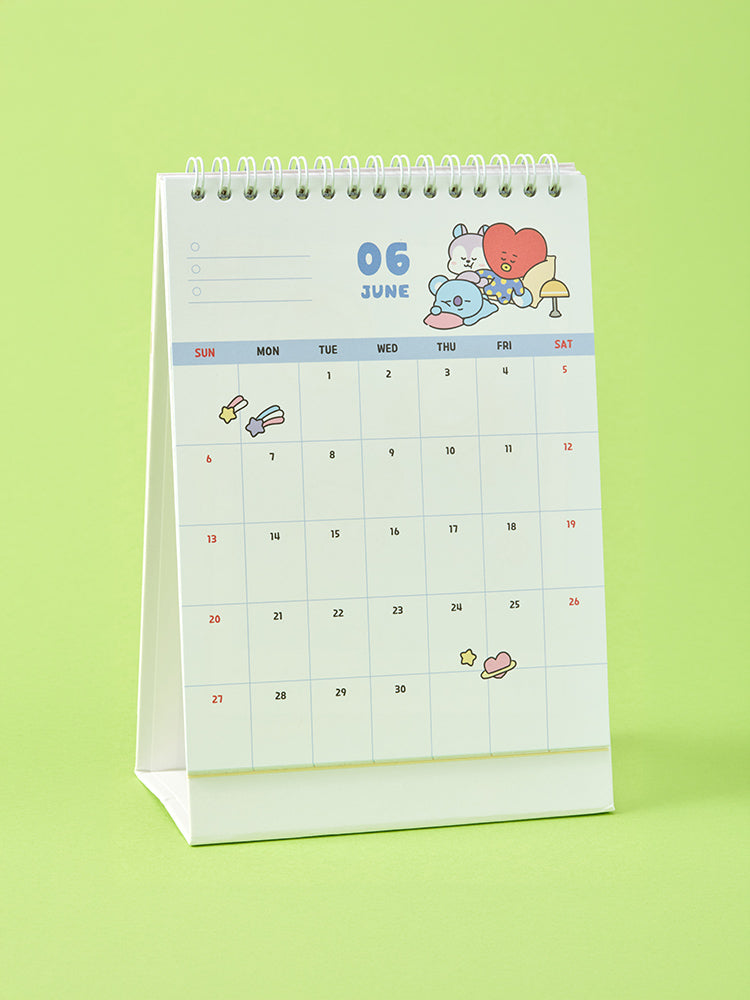 BT21 FLUFFY NEW YEAR 2027 탁상 캘린더