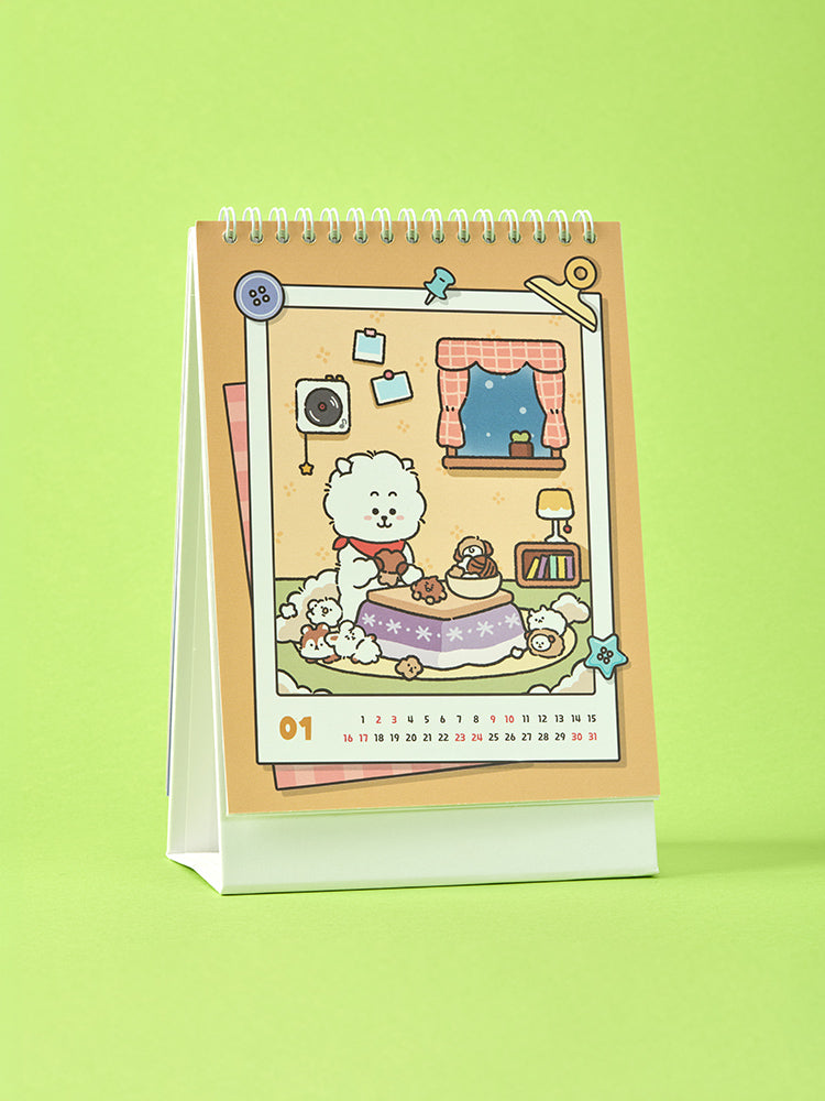 BT21 FLUFFY NEW YEAR 2027 탁상 캘린더
